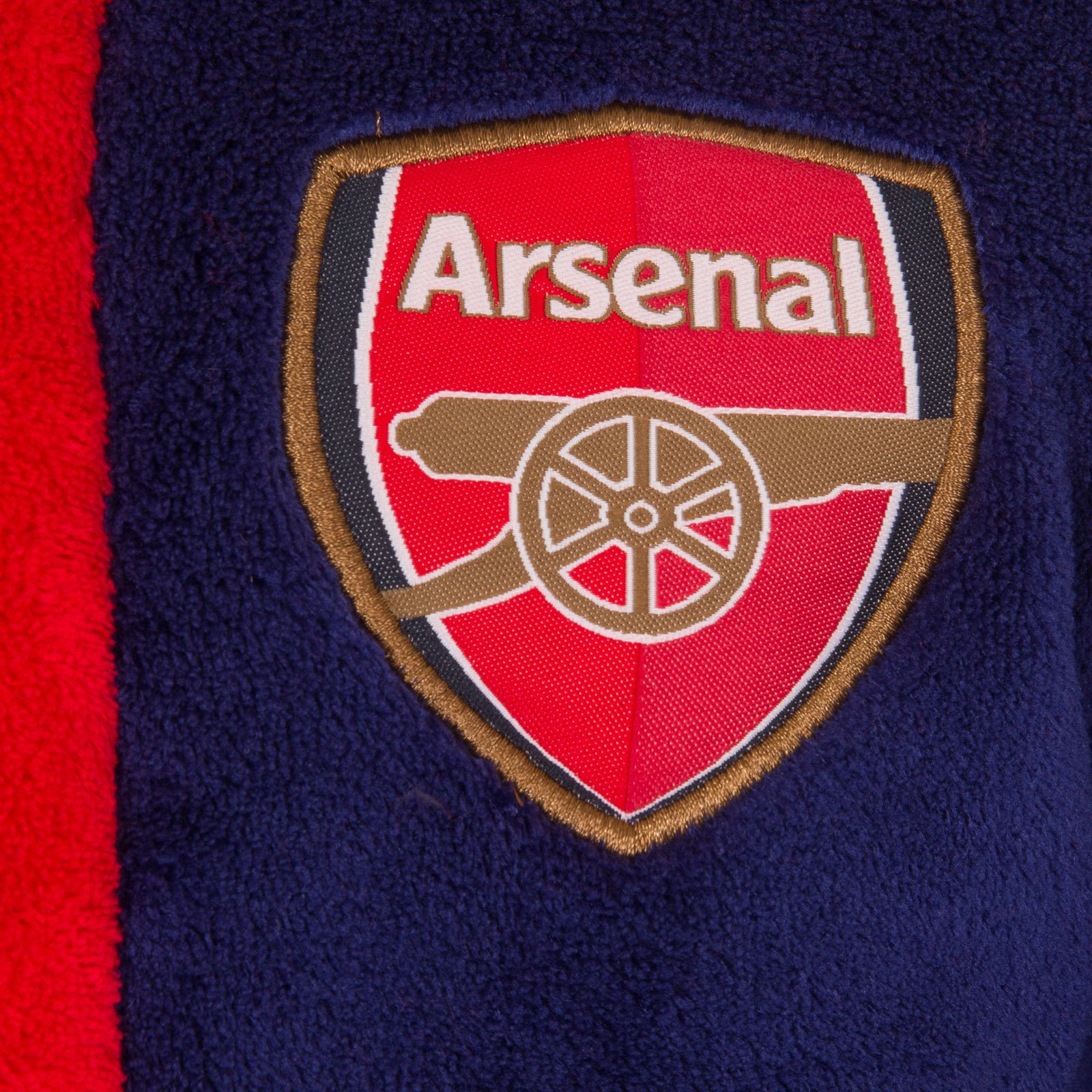 Arsenal F.C. - Szlafrok chłopięcy z kapturem - polarowy - oficjalne gadżety i akcesoria piłkarskie