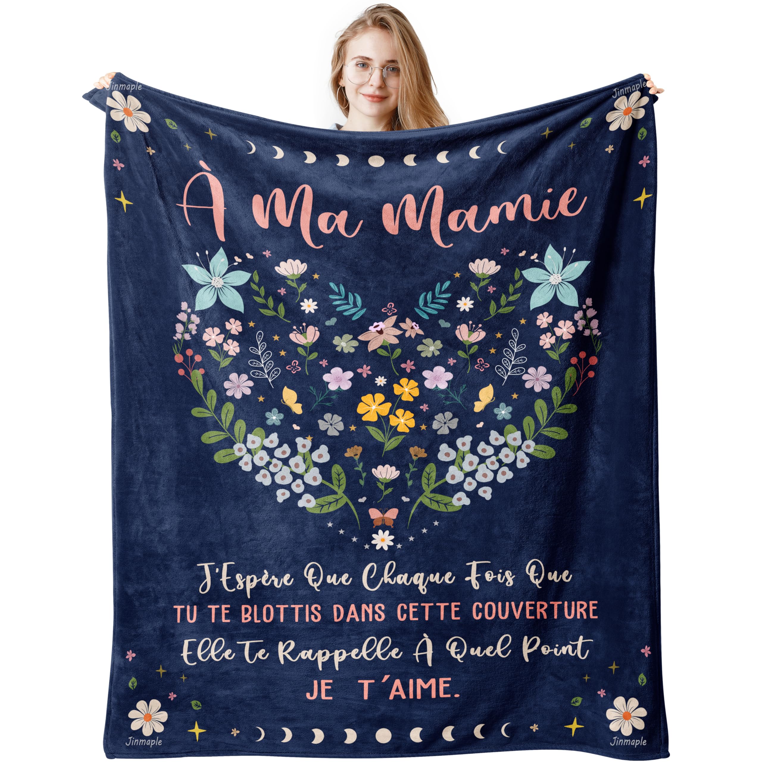 Plaid 150x130cm pour des soirées cocooning réussies chez votre mamie