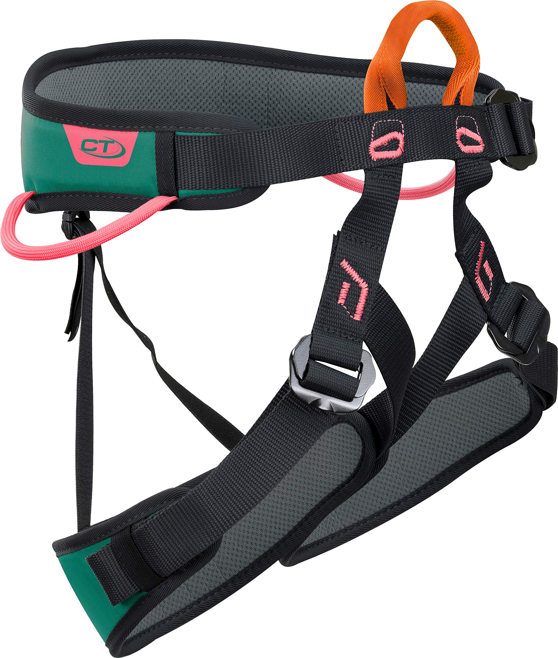 Climbing Technology Explorer W uprząż unisex – dla dorosłych, zielona/czarna/różowa, wyjątkowa