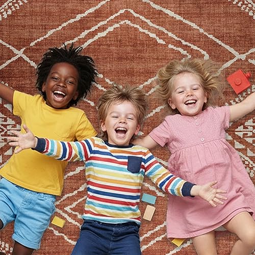 Miniatura 10 de ReaLife Rugs Alfombra lavable a máquina, para sala de estar, dormitorio, baño, cocina, entrada y oficina, acolchada de pelo bajo, resistente a las