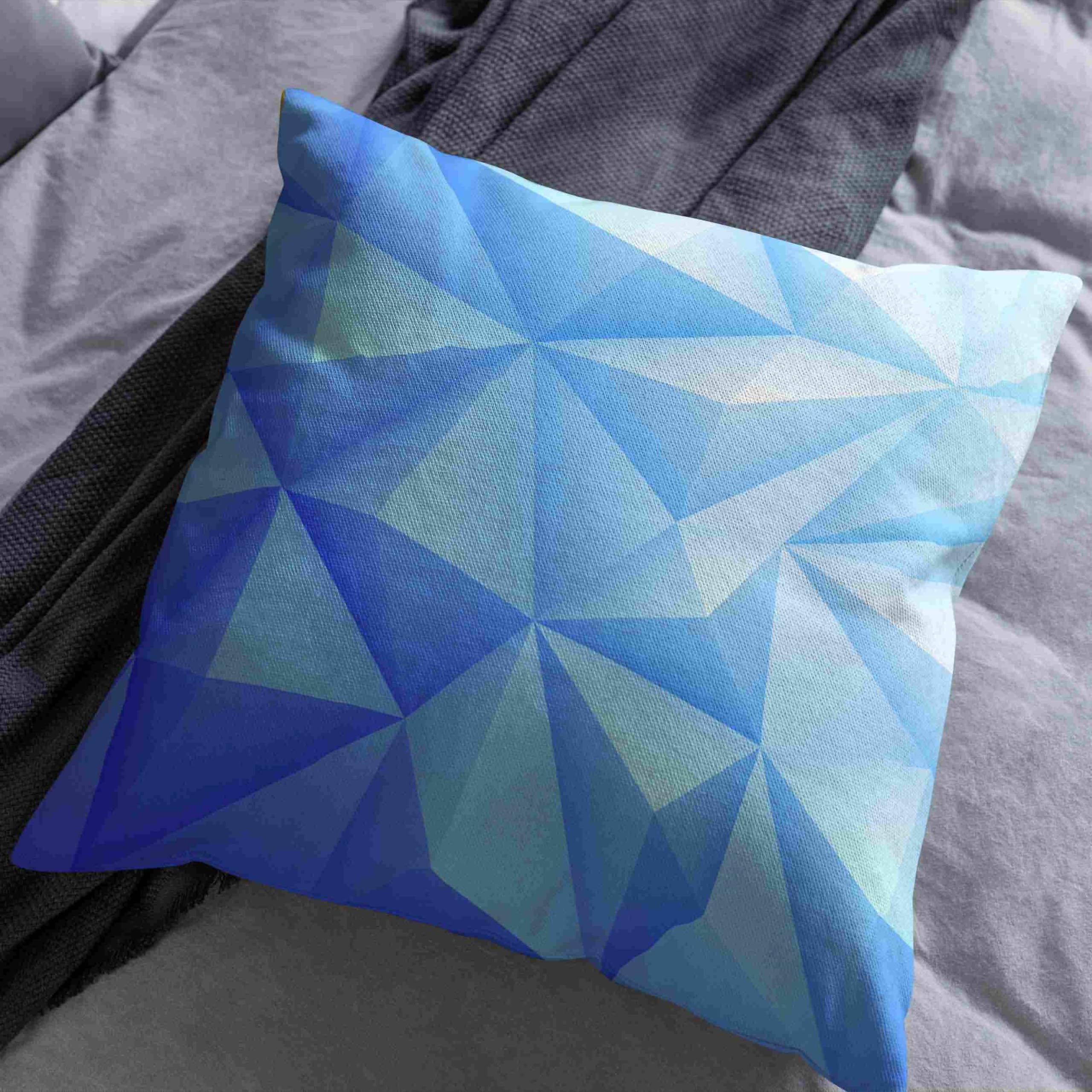 Lino Federa Cuscini Arredo Federe Cuscino Letto Cotone 50x50cm, Arte Geometrica Copricuscini Federe Federa Cuscino Esterno Divano da Salotto 4Pcs