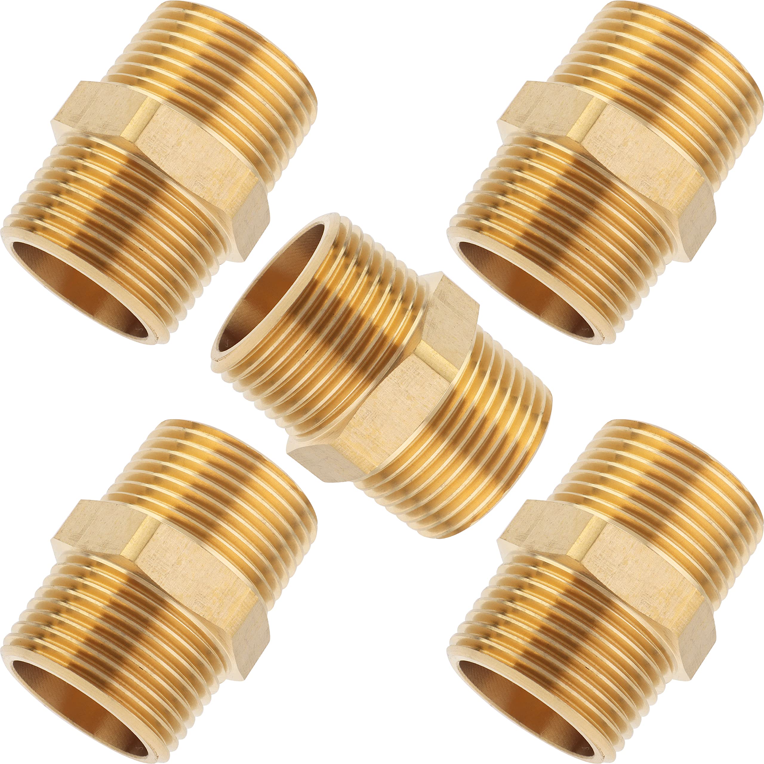 Raccord de tuyau en laiton 1 pouce mâle BSPT LTWFITTING pour eau et carburant
