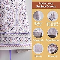 Vista 370 de Maison d' Hermine Delantal 100% de algodón para mujeres con bolsillo de cocina delantal de chef para hombres, decoración de Pascua