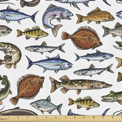 Vista 63 de Lunarable The Yard, tela de dulces de la yarda, deliciosos macarrones, magdalenas, magdalenas, azúcar, sabroso, delicioso, acuarela, tela