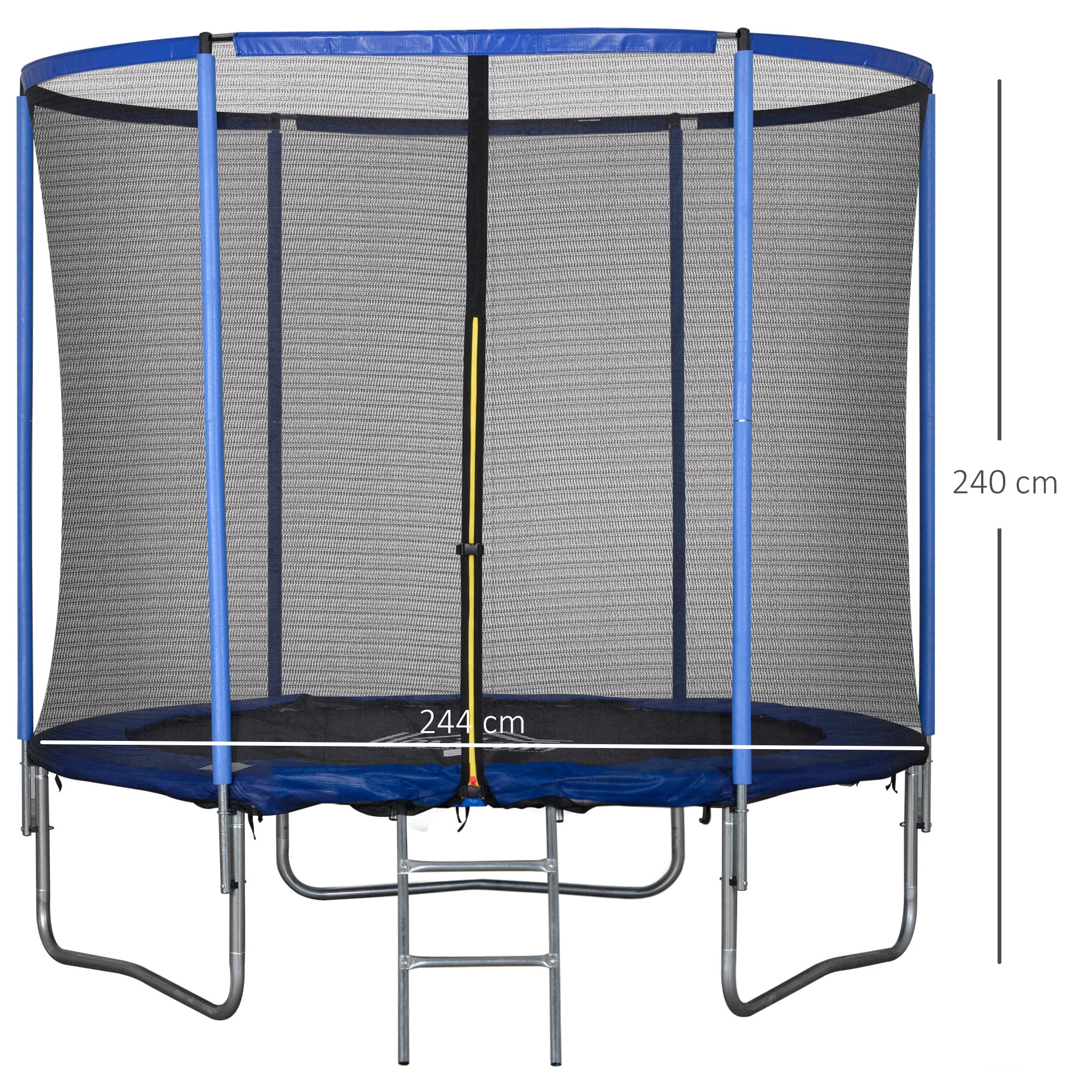 HOMCOM Trampolino Elastico da Esterno, Tappeto Elastico per
