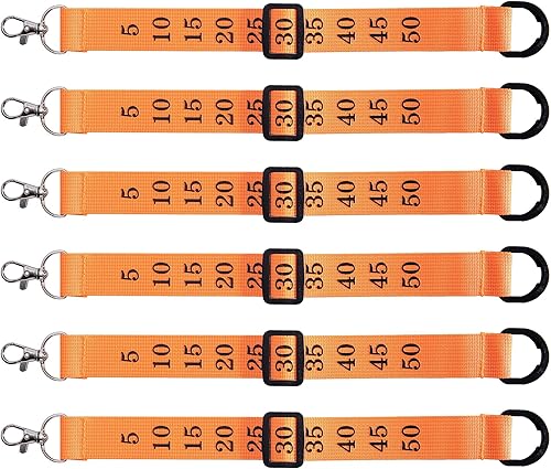 RunNico Clips de cadena de árbitro de fútbol, marcadores de oficiales de patio de fútbol, clip de cadena de nailon profesional para hombres, cabeza