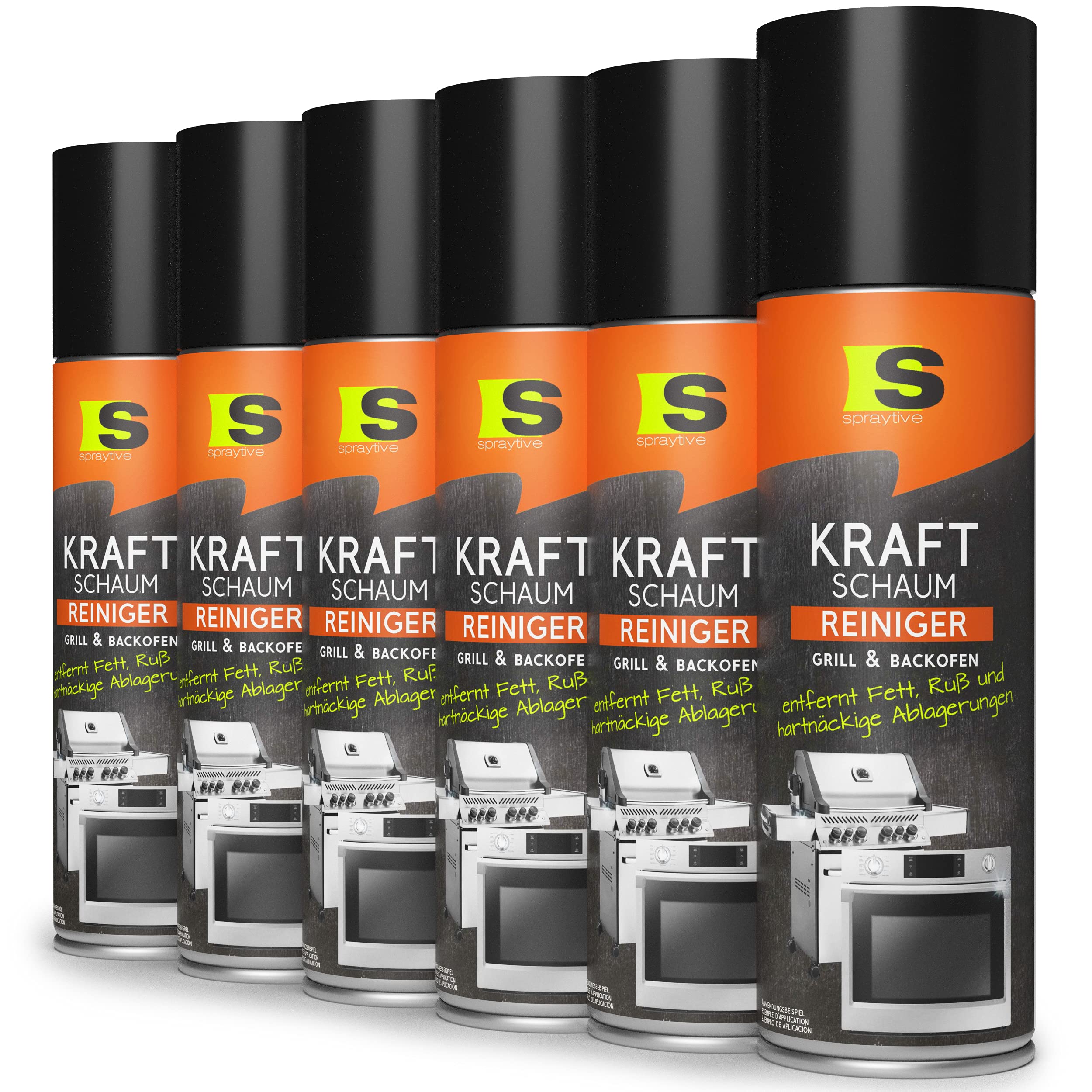 Spraytive Grill- & Backofenreiniger – Kraft-Schaum-Spray