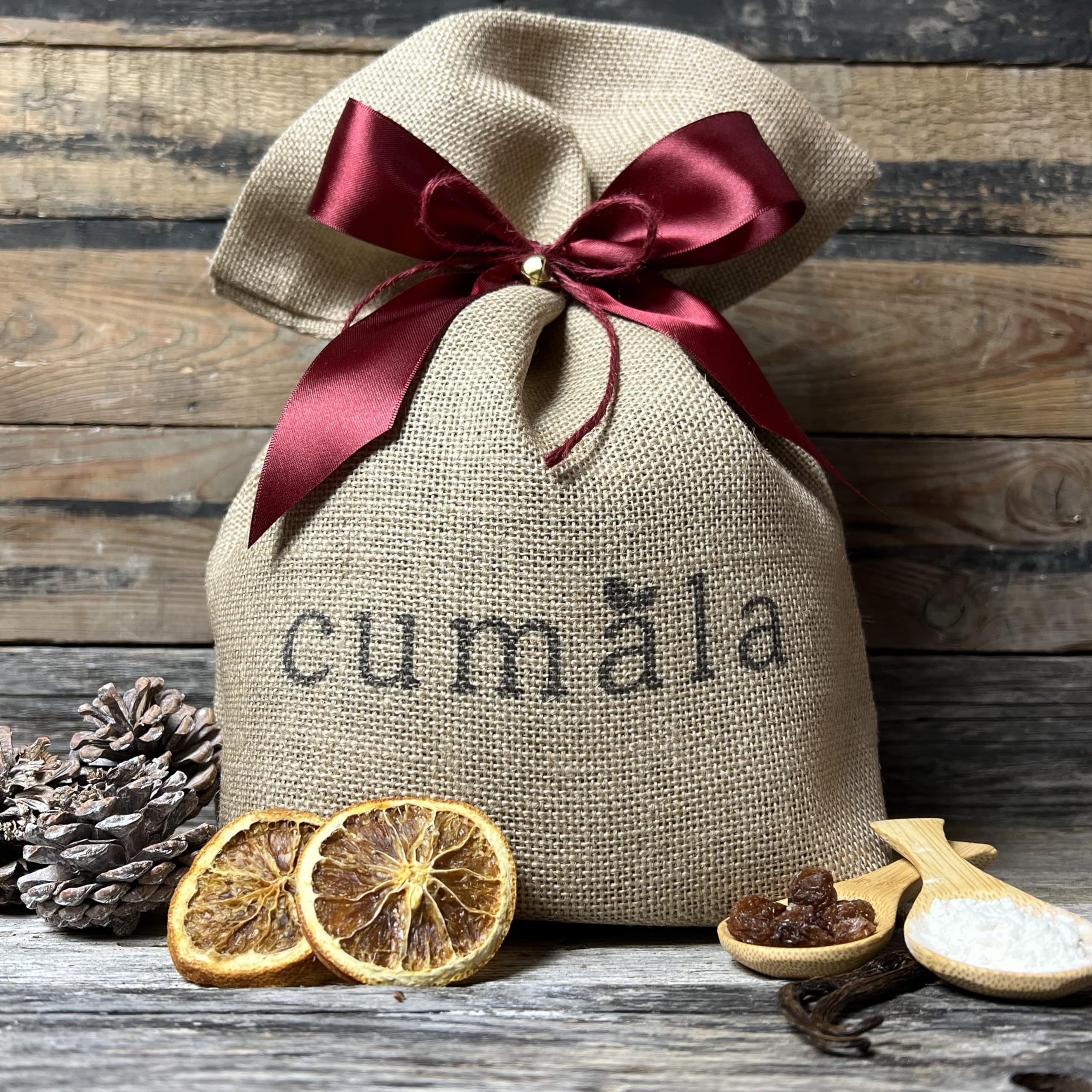 Cumala Traditioneller handwerklicher Panettone mit Rosinen und kandierten Früchten aus Sizilien 1 kg