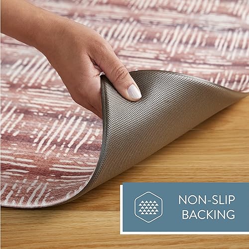 Miniatura 10 de TOWN & COUNTRY BASICS Comfort Plus Boho Geo - Tapete cómodo antifatiga, tapete de cocina, tapete de escritorio de pie, respaldo antideslizante,