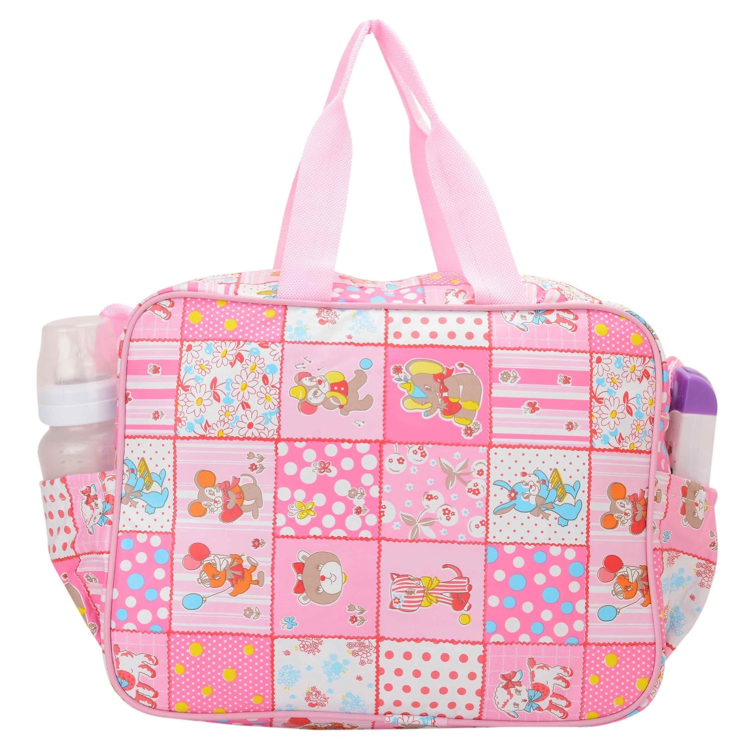 Buy Indi Bargain Diaper Bag Baby Carry Bags Nappy Mummy Mother Bag Multipurpose Multi Compartment Size Medium Pink Online At Low Prices In India Amazon In