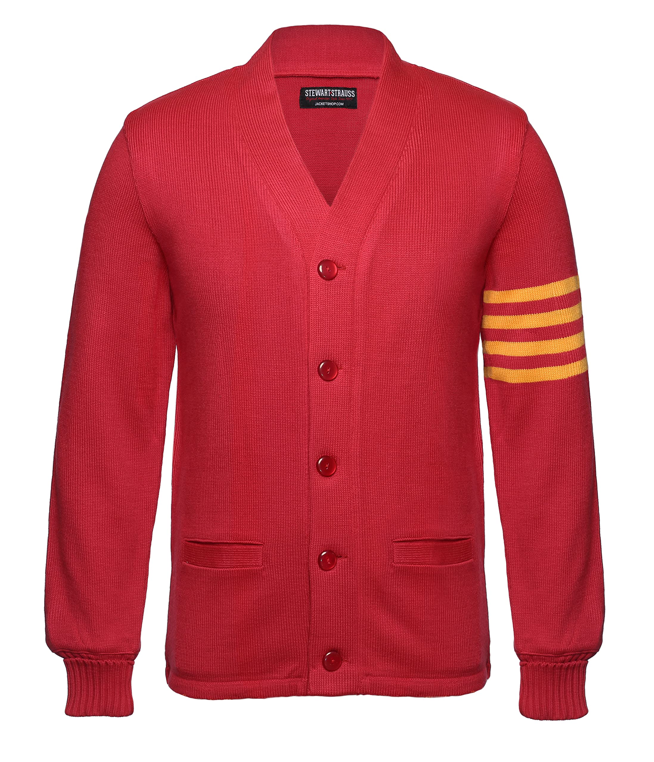 Stewart &amp; Strauss Cardigan Varsity Letter Sweater