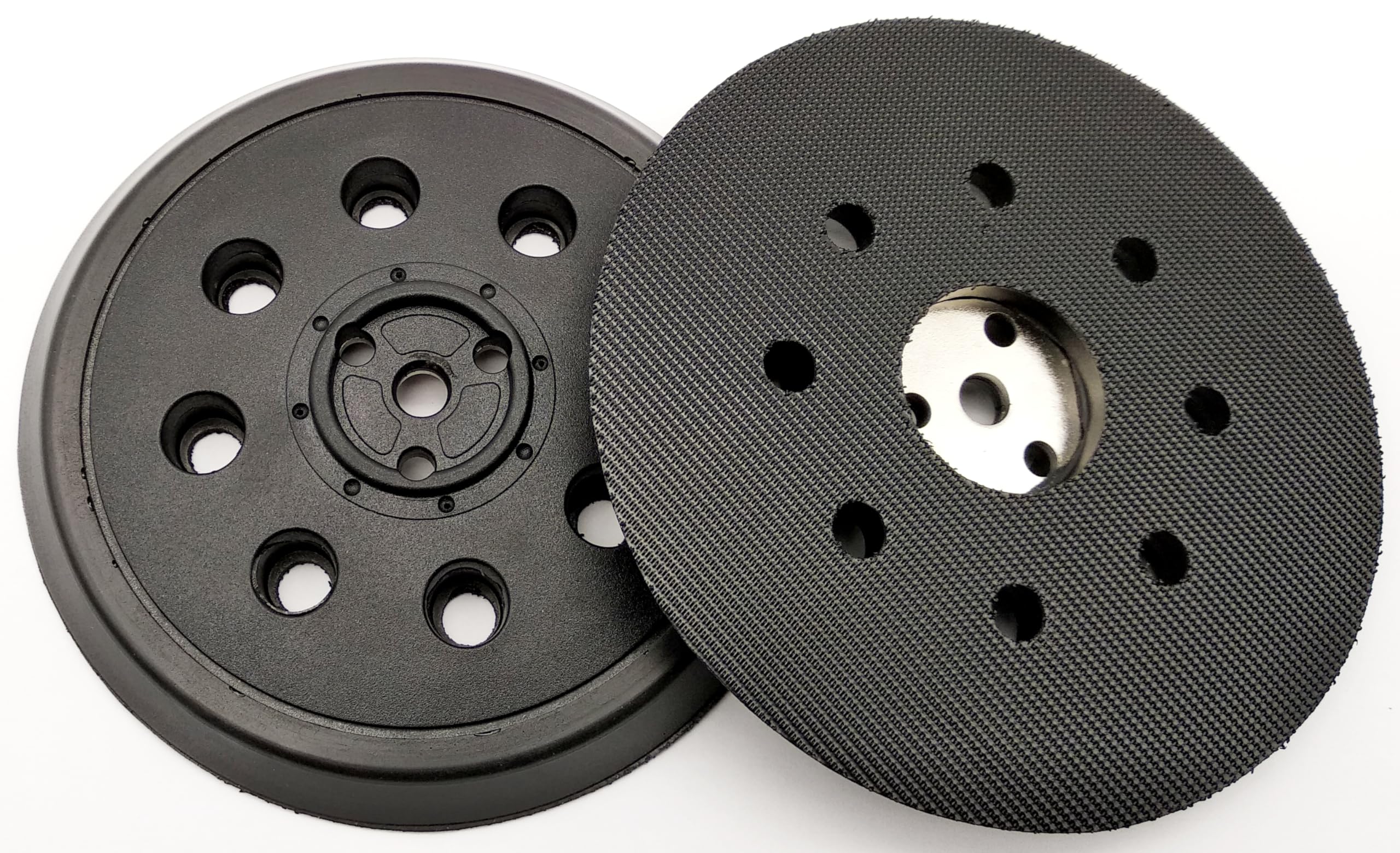 Emiif Lot De 5 Patins De Ponçage à 8 Trous Pour Ponceuse Pour Bosch PEX 300 AE 400 AE 4000 AE 4000 AE De 125 Mm