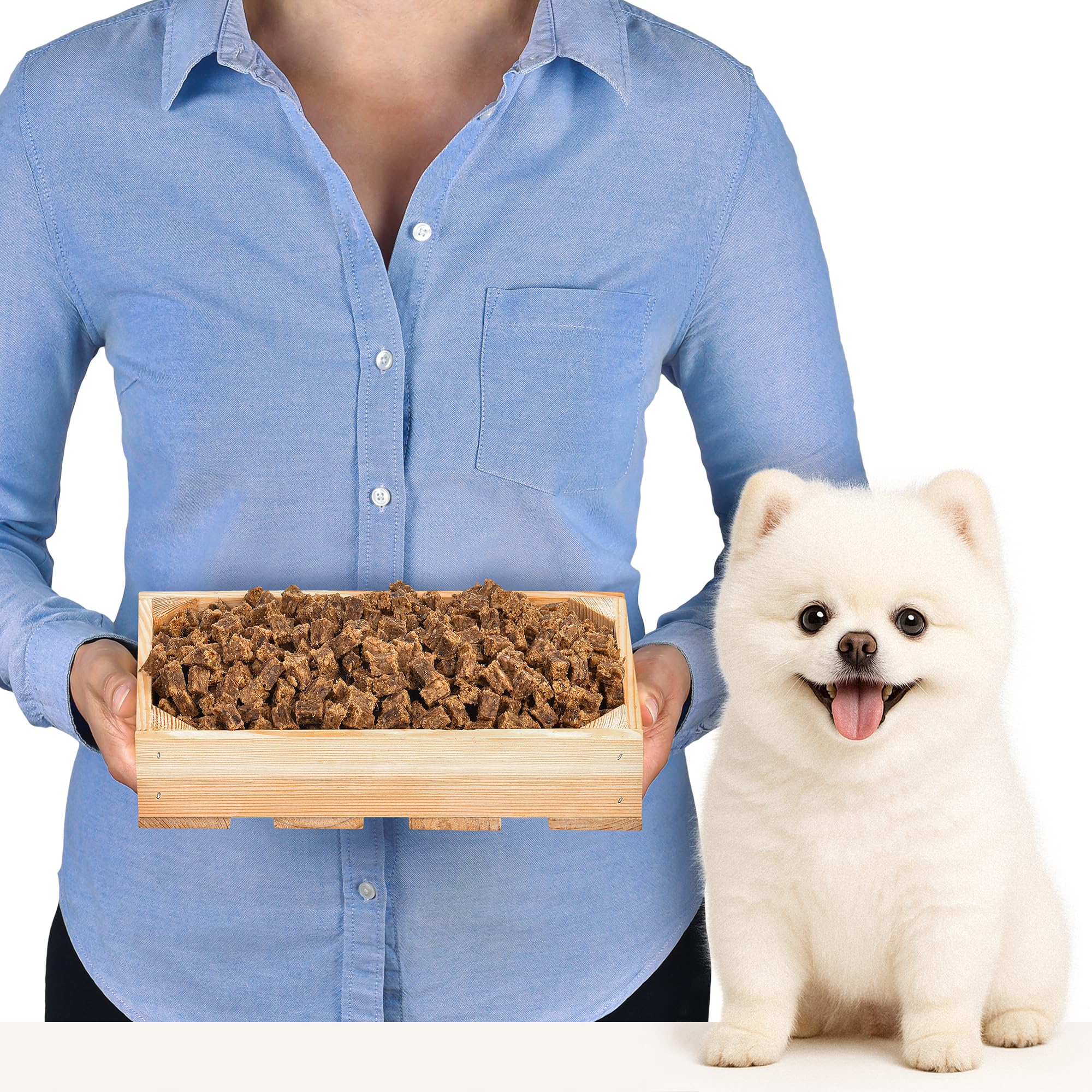 Deer Training Cube for Dogs 1 kg | Approx. 1400 Pieces) | Grain-Free Training Snack Made from 100% Deer Meat | Hypoallergenic & Natural | Reward for Dog Training