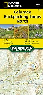 Colorado Backpack Loops North Map (National Geographic Topographic Map Guide, 1304)