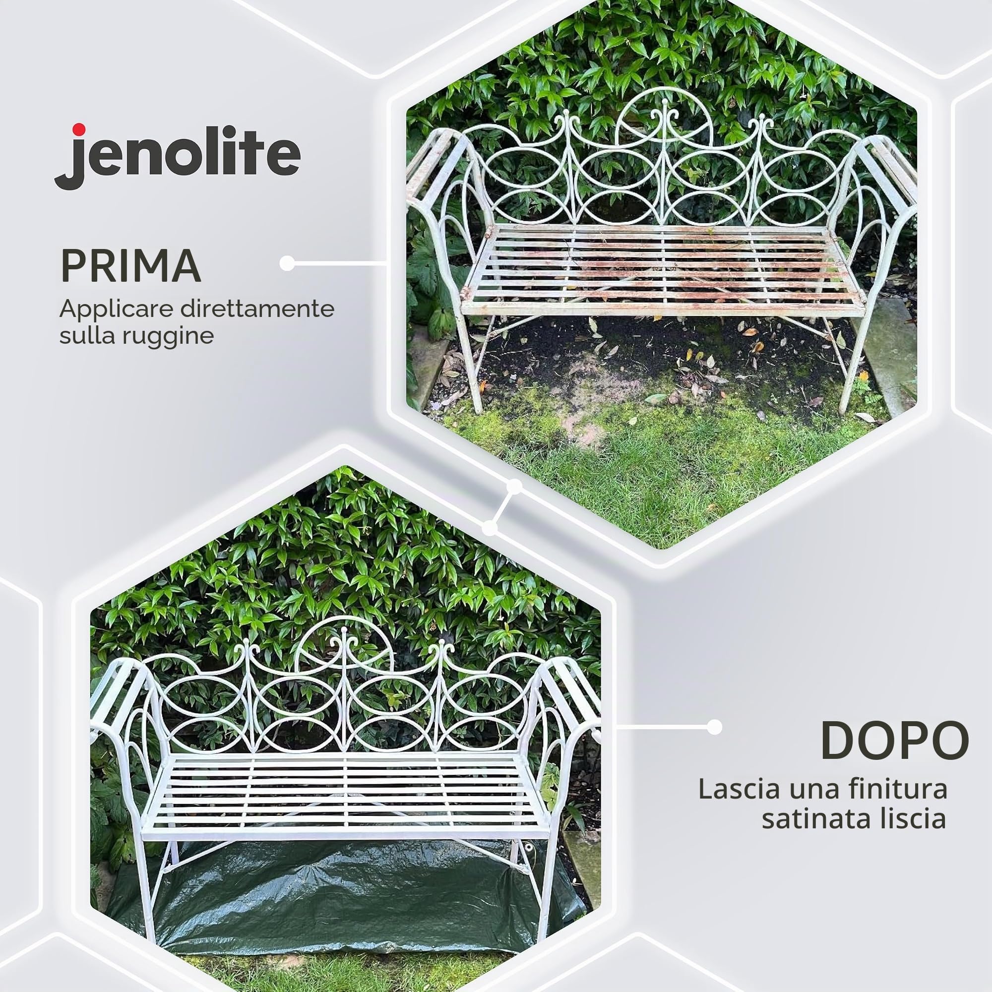 JENOLITE Directorust Blu Cobalto Satinato | Vernice spray multisuperficie | Per l'uso su legno, metallo, plastica, ceramica e superfici arrugginite | 3 x 400ml (RAL 5013)