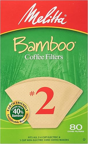 Melitta - #2 Super Premium filtros de café cónicos