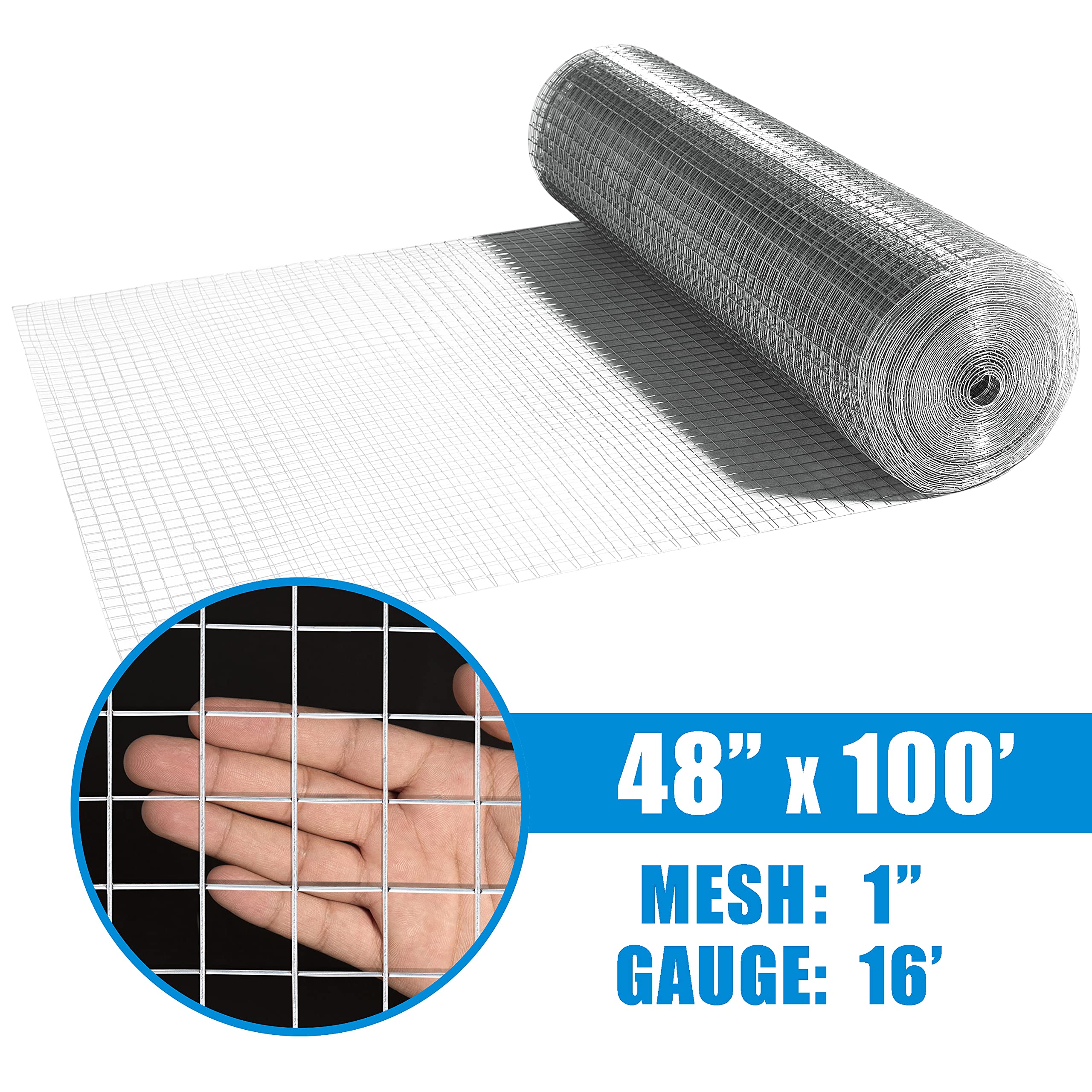 Zevemomo Hardware Cloth 1/4Inch 48in X 100ft Chicken Wire Mesh