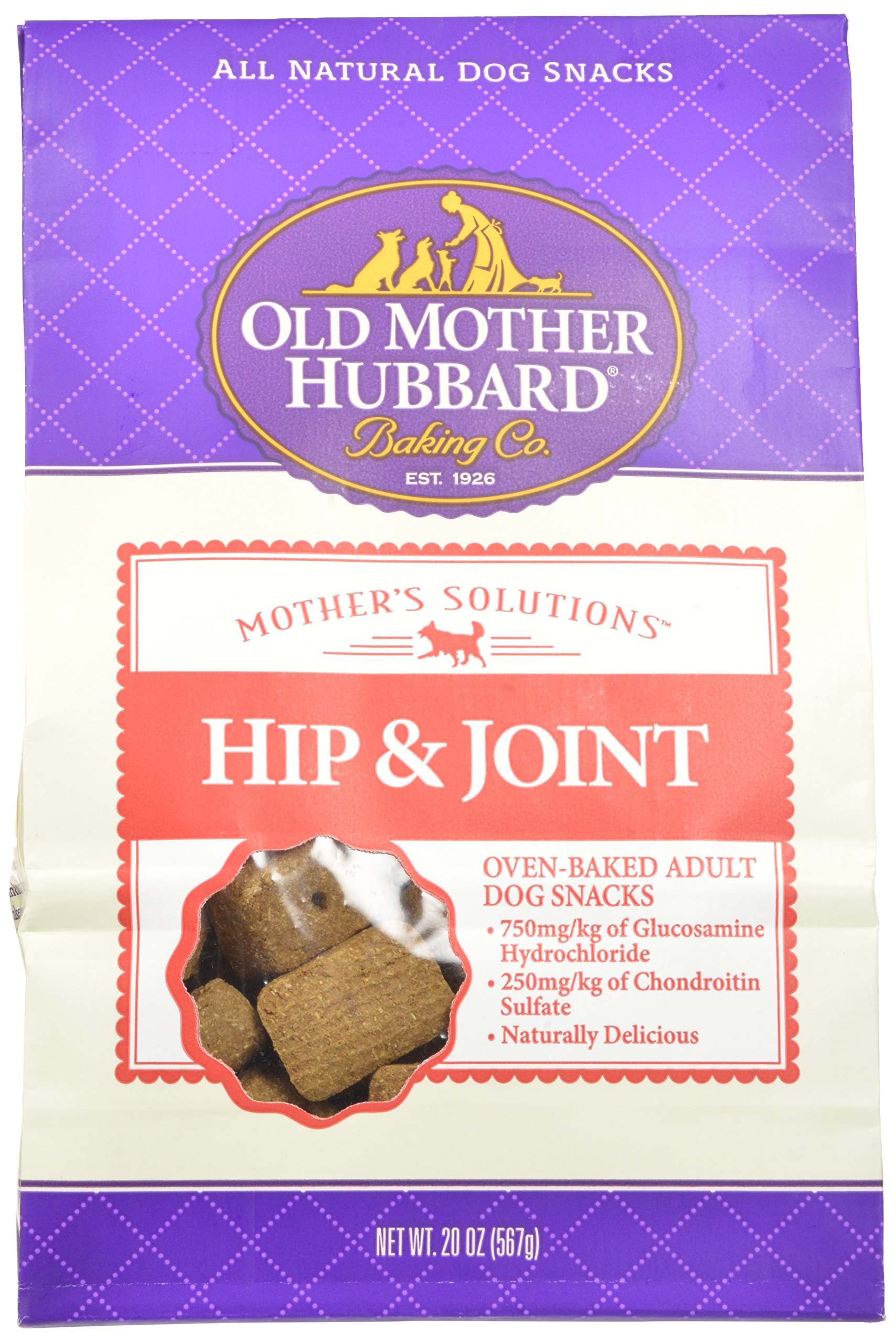 WELLPET634439 6-Pack Omh Crunchy Functional Hip And Joint Snack For Pets, 20-Ounce