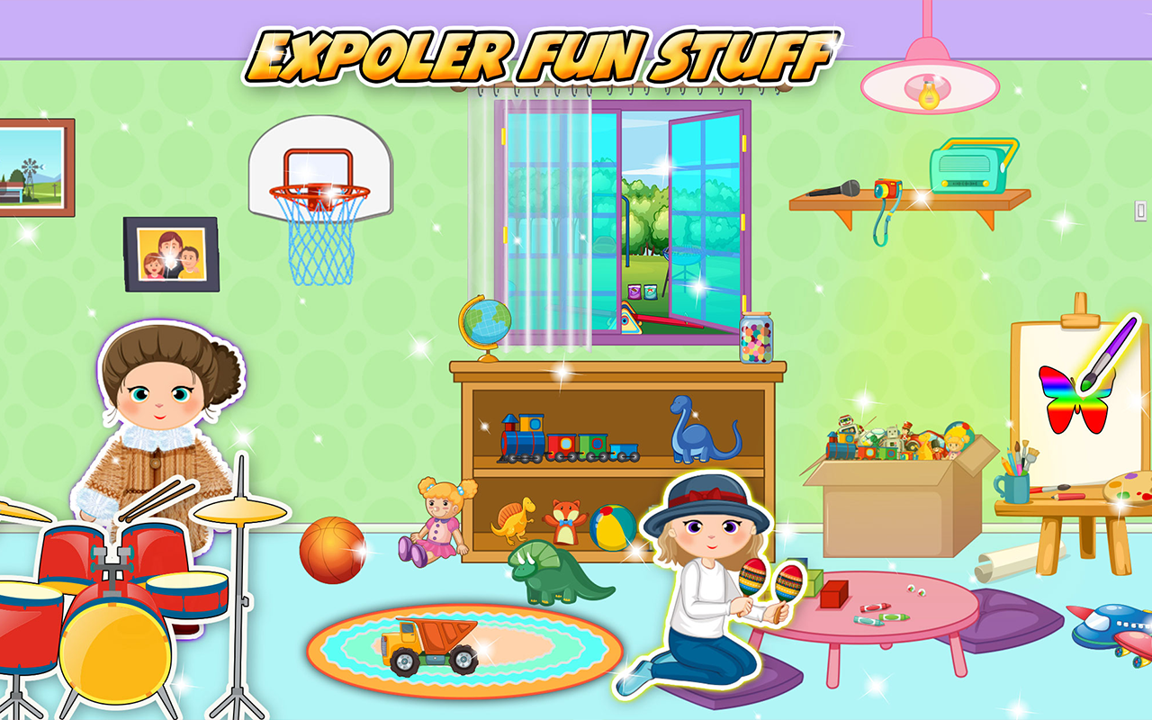 Princess Doll House Cleaning Fun Pretend Play Family Game For Kids