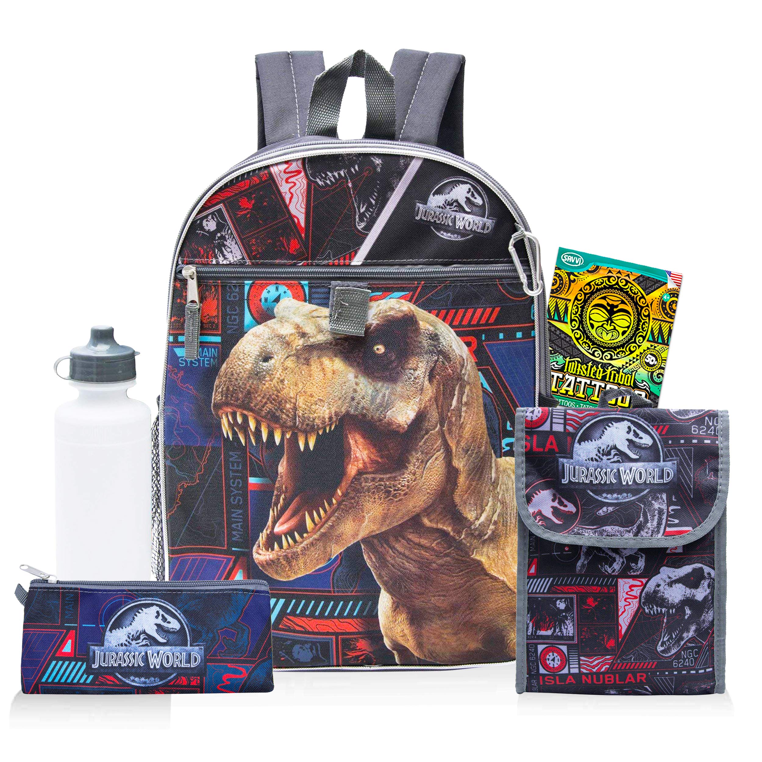 jurassic world backpack set