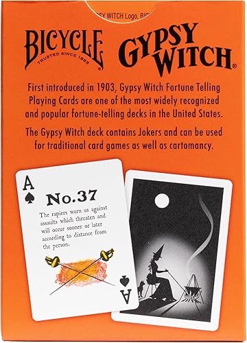 Miniatura 3 de Bicycle Gypsy Witch Fortune Telling - Juego de cartas de 52 cartas, juegos de cartas y magia de lectura de tarot