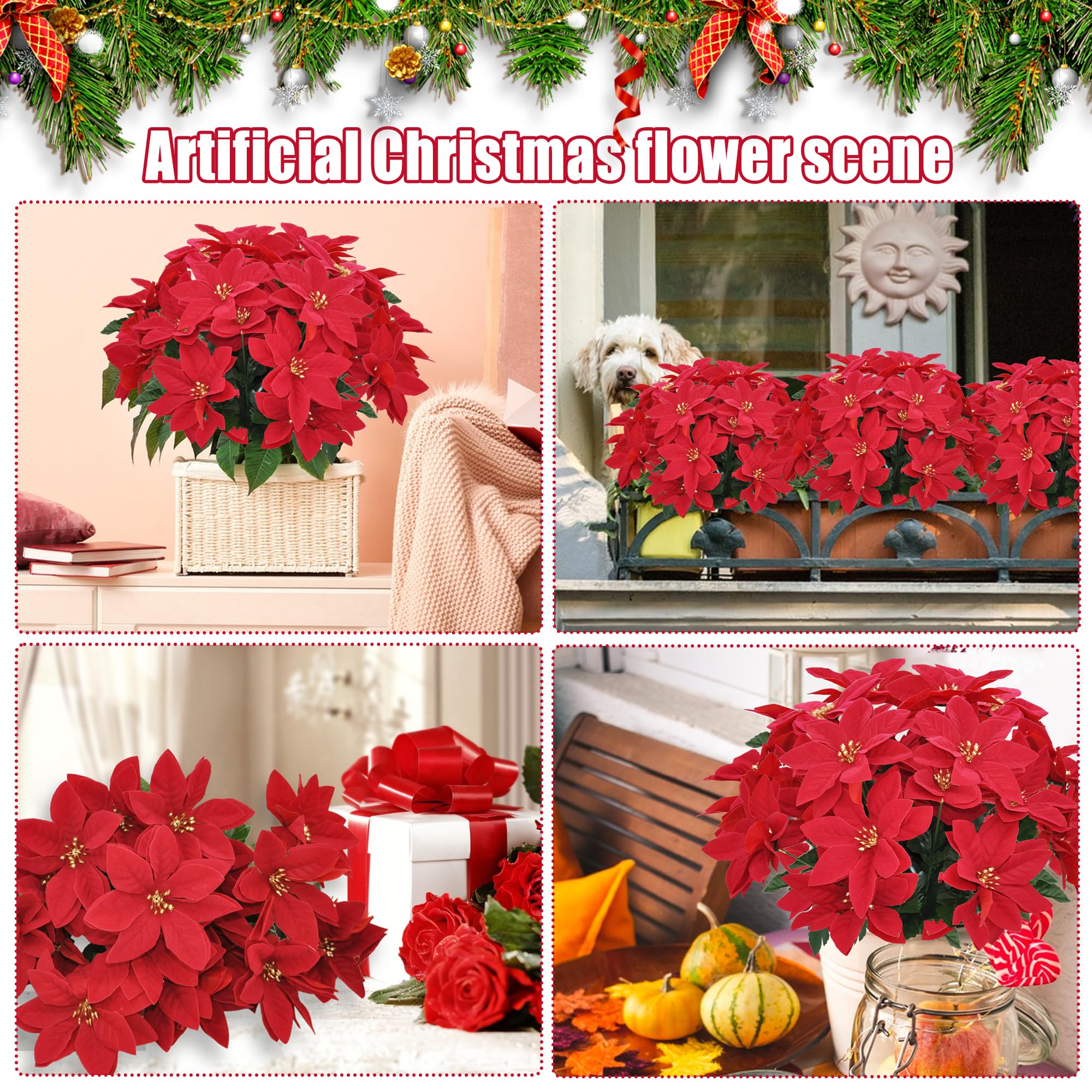 3 Stck Knstlicher Weihnachtsstern Knstlich Weihnachtsblumen Rot,  Kunstblumen Weihnachten Blumen Weihnachtsstrau Knstlich Weihnachtssterne  Deko Weihnachtsdeko fr Party Weihnachten Dekoration : Amazon.de: Kche,  Haushalt & Wohnen