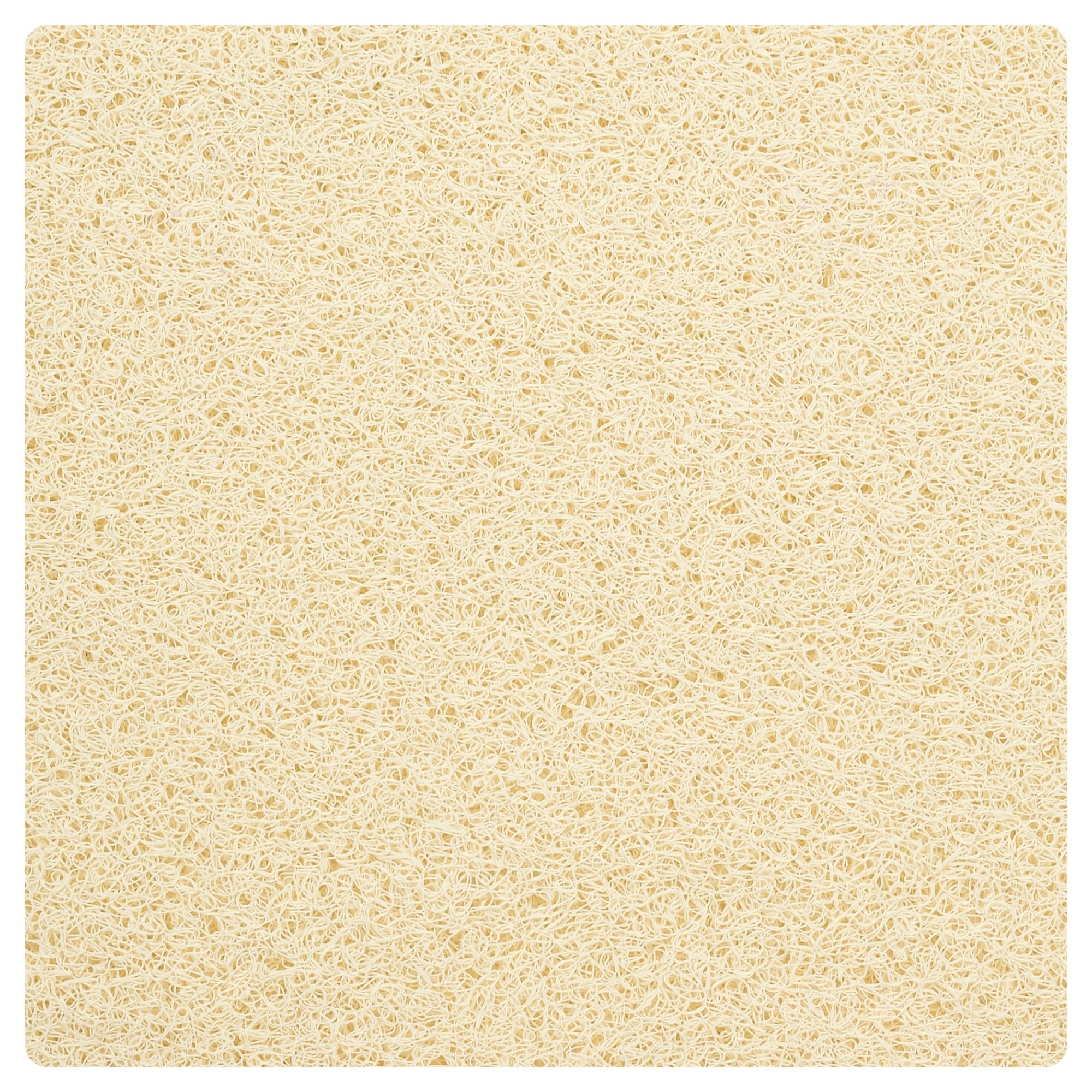 Square Shower Mat - Non Slip Shower Mats for Inside Shower - Extra Large 31x31 Shower Floor Mat Non Slip - Square Bath Mat for Shower - Secure Anti Slip Loofah Shower Bath Mat (31x31 Light Beige)