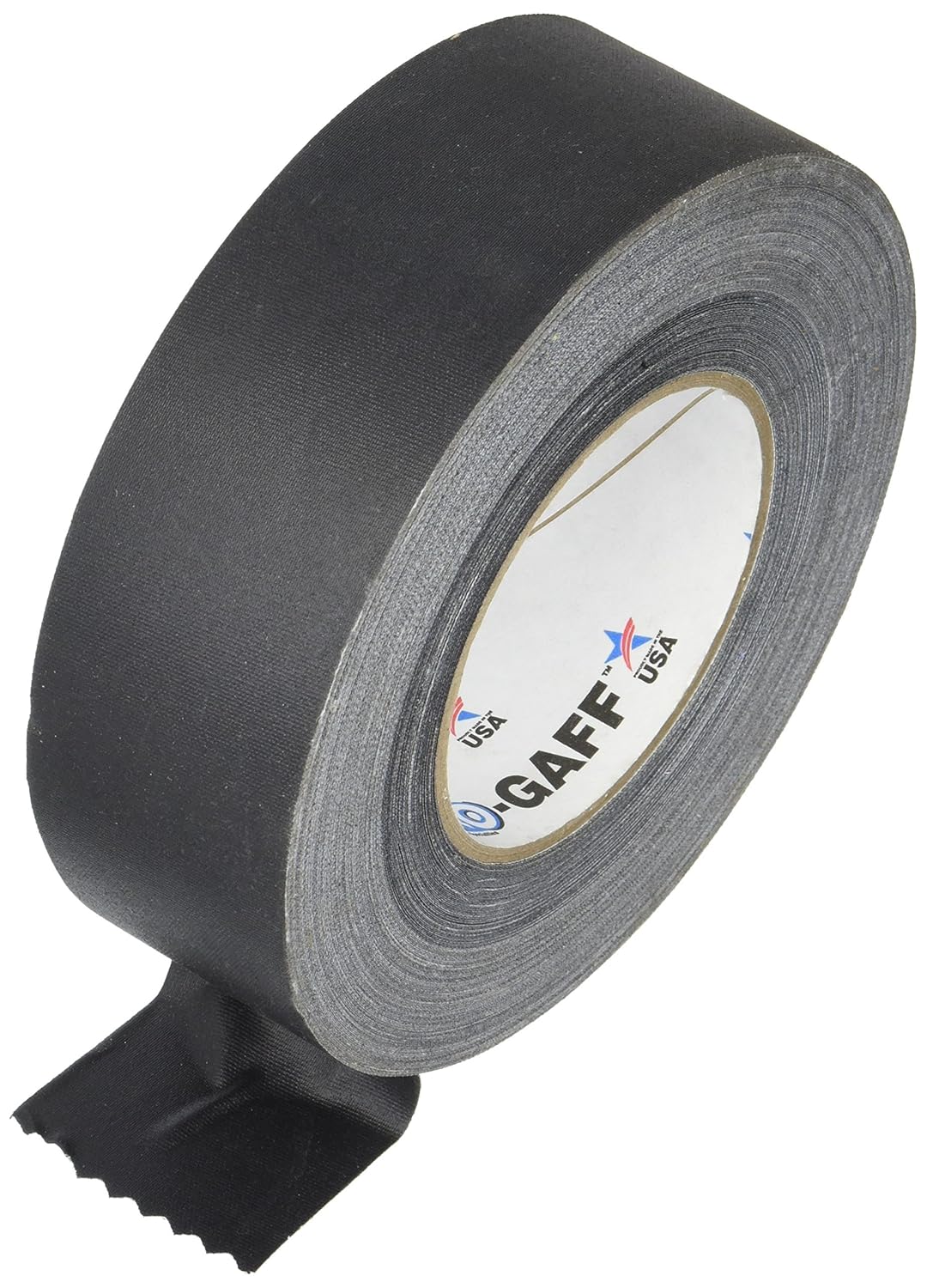 Pro Gaff Gaffers Tape 1 and 2 inch Widths, 17 Colors Available, 2 inch, Black