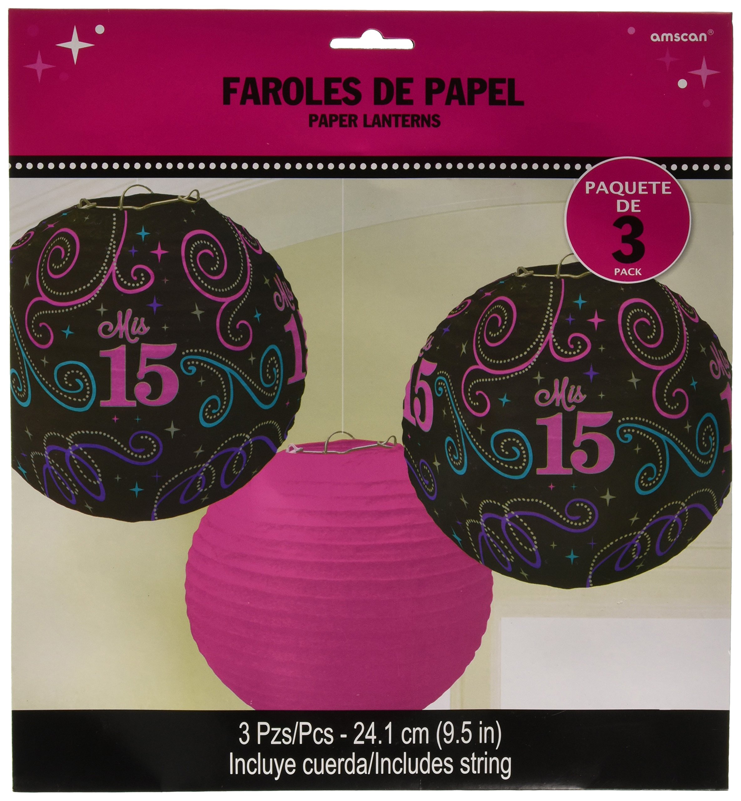 Printed Lanterns | Mis Quince Años Collection | Birthday