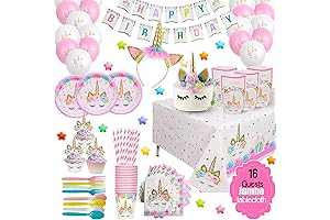 Purple Dream Unicorn Birthday Decorations for Girls