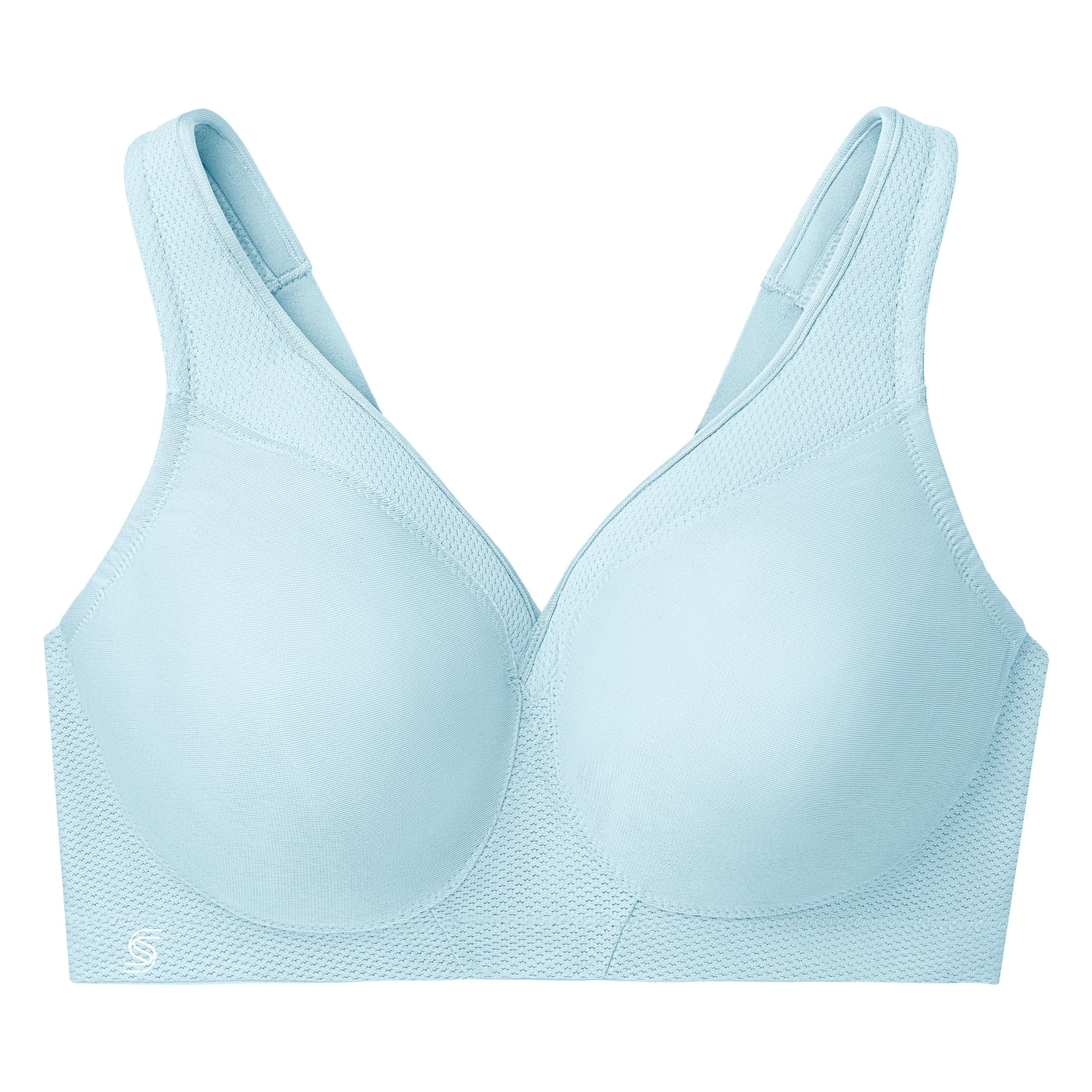 Glamorise Biustonosz sportowy damski Full Figure MagicLift Plus Size Seamless Wirefree Back Close Sports Bra #1006