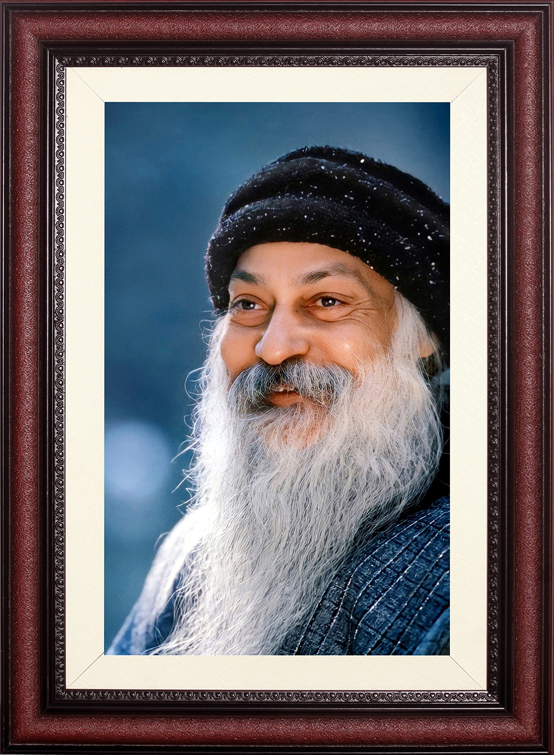 STUDIO AVINASH Osho Photo Frame | Acharya Rajneesh Smiling Without