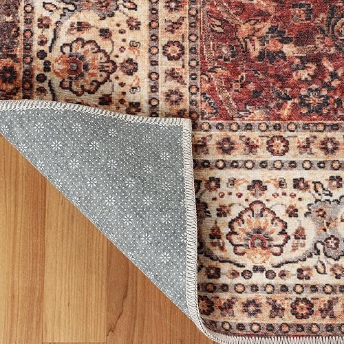 Miniatura 9 de SUPERIOR Alfombra de área grande para interiores, parte trasera antideslizante para niños o mascotas, entrada, cocina, dormitorio, saladormitorio,