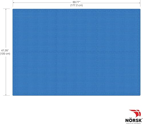 Miniatura 7 de Norsk Alfombrillas de ejercicio reversibles de doble cara de 12 pulgada de espuma para gimnasio en casa, azulejos de espuma EVA entrelazados