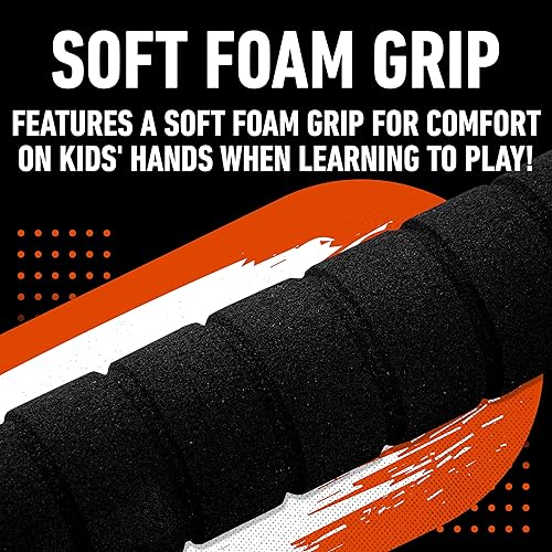 Miniatura 4 de Franklin Sports MLB Bate de béisbol de espuma jumbo + juegos de pelotas, bates de béisbol de espuma de gran tamaño para niños + pelotas de béisbol