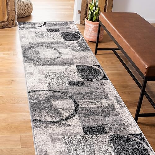 Miniatura 9 de Alfombra de interior suave con diseño abstracto contemporáneo