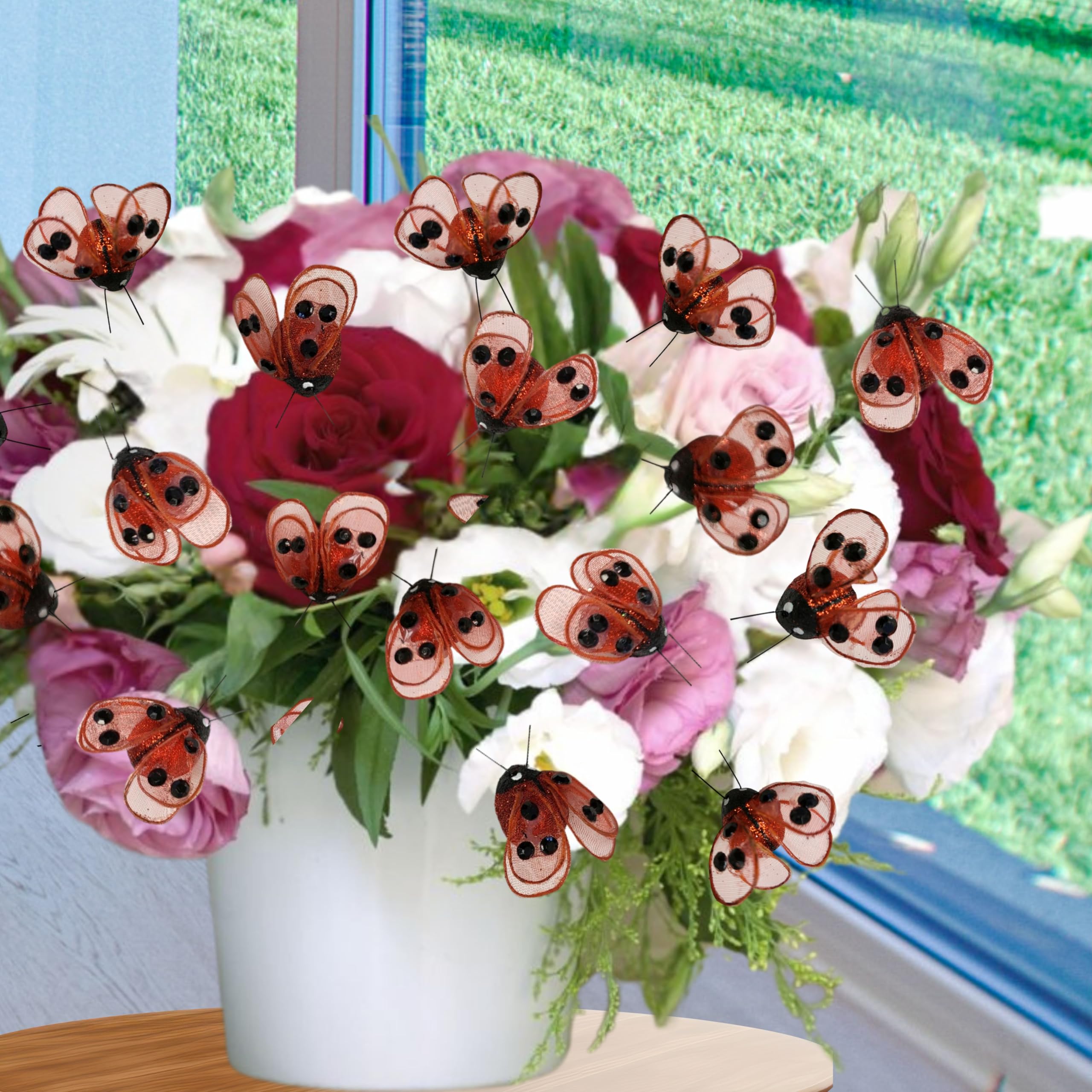 MAPPON REED Lady bug♡ 　3本セット Amazon.com: Madd CAPP Lil' Ladybug 100 Piece Jigsaw Puzzle for