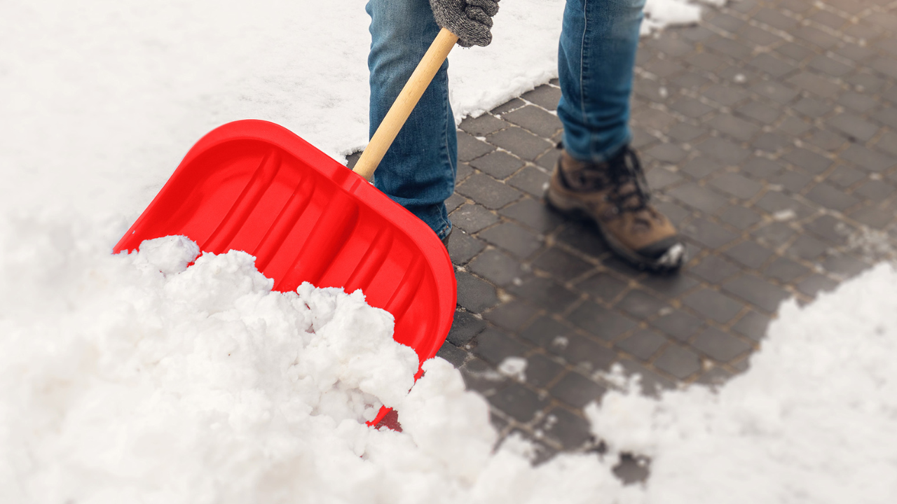KADAX Sneeuwschep met ergonomische handgreep, bladbreedte