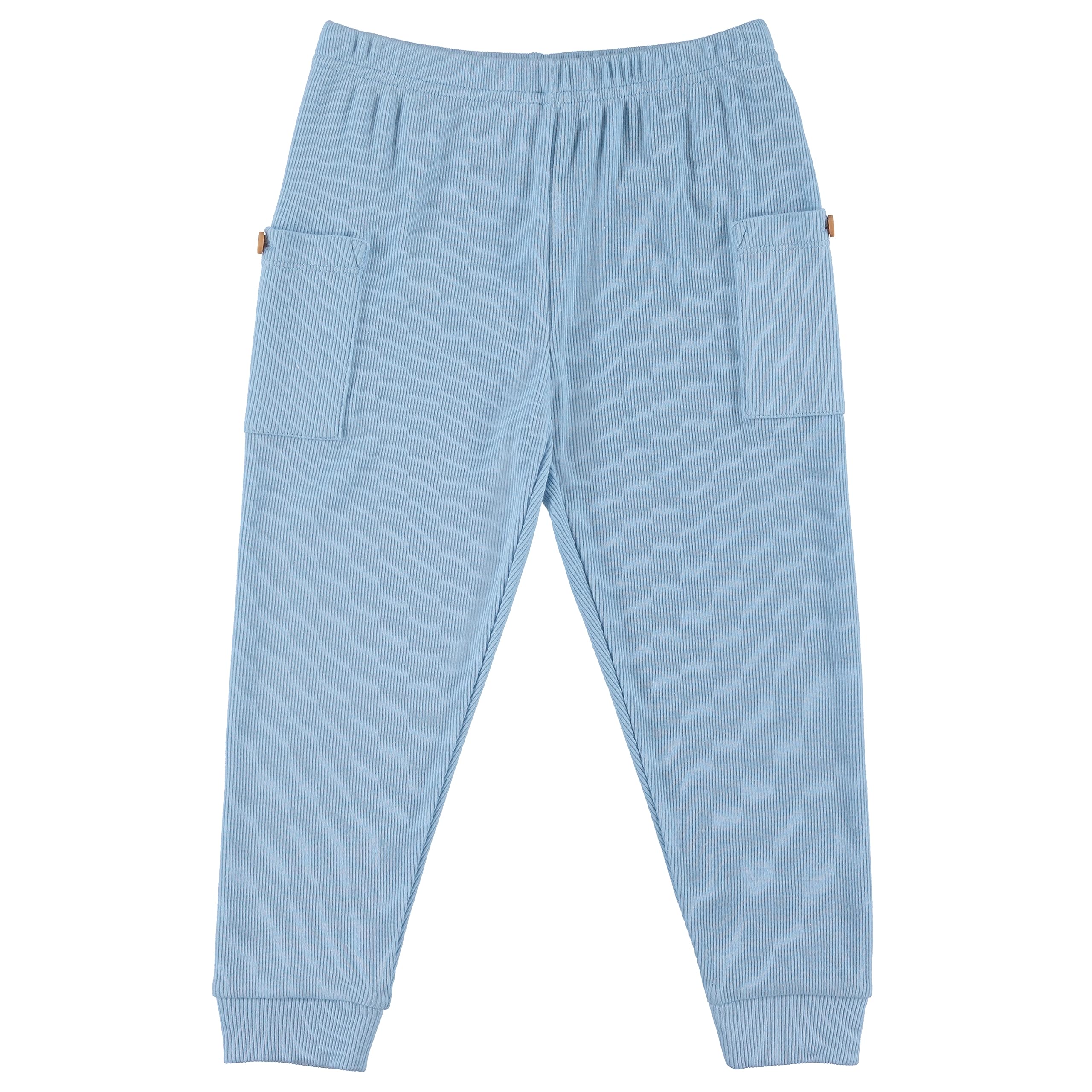 Cudlie 5-Pack Toddler Boys Jogger Pants w/Pocket - Lightweight Tapered Fit Sweatpants, Lounge Jogger for Boys, 3T