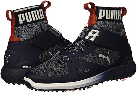 【未使用】PUMA PWRADAPT HI-TOP TEAM USA 27.0 Buy Puma Golf Men's Ignite Pwradapt Hi-Top Shoe, Peacoat