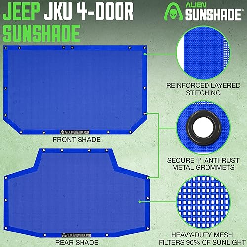 Miniatura 5 de Alien Sunshade JK 2D - JKU 4D - Parasol delantero de longitud completa