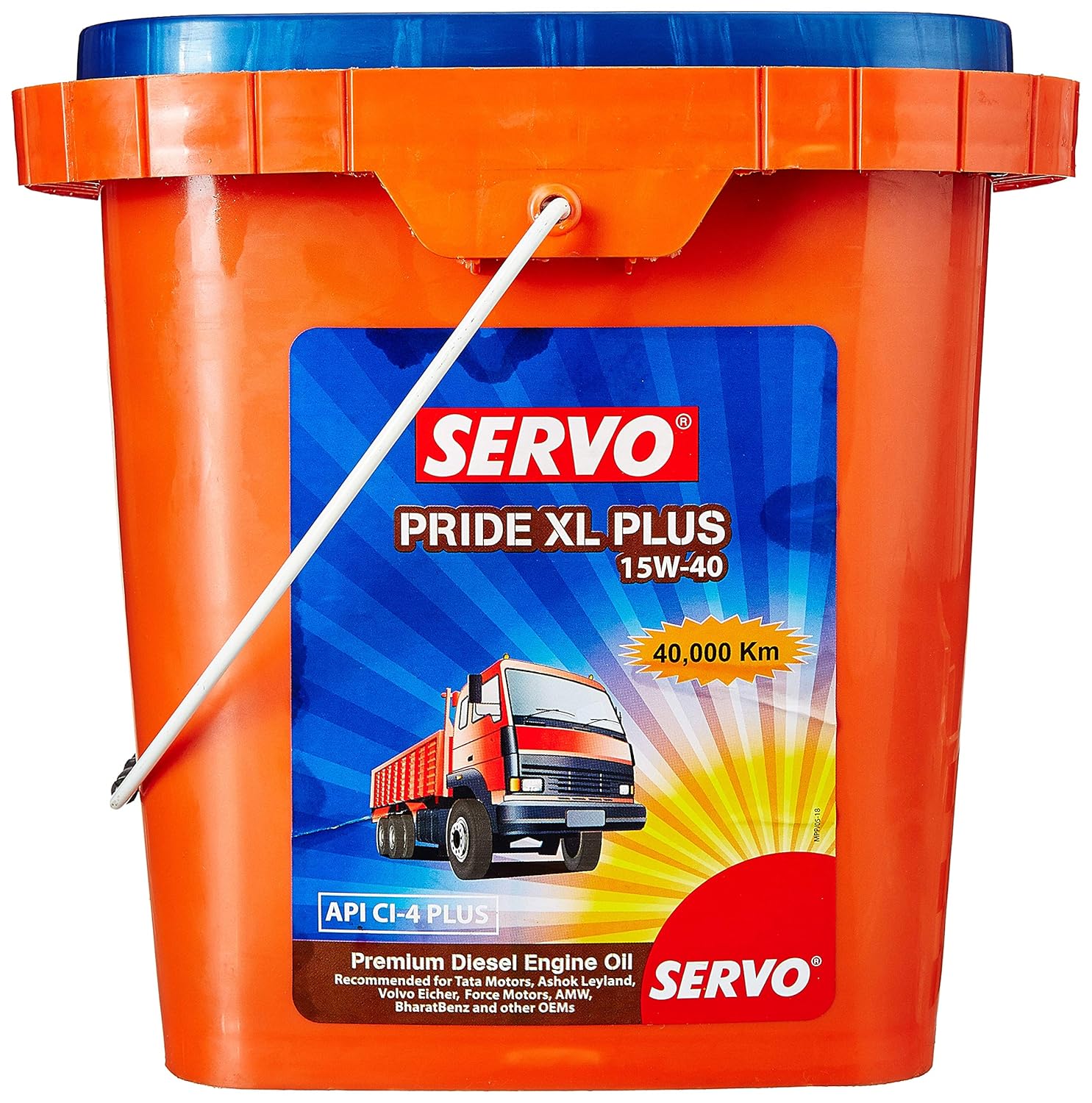 Servo Pride XL Plus 15W40 API CI4+ Engine Oil for Diesel Cars (7.5 L