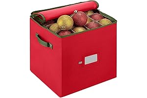 ZOBER Christmas Ornament Storage Box: Keep Your Ornaments Safe and Organized