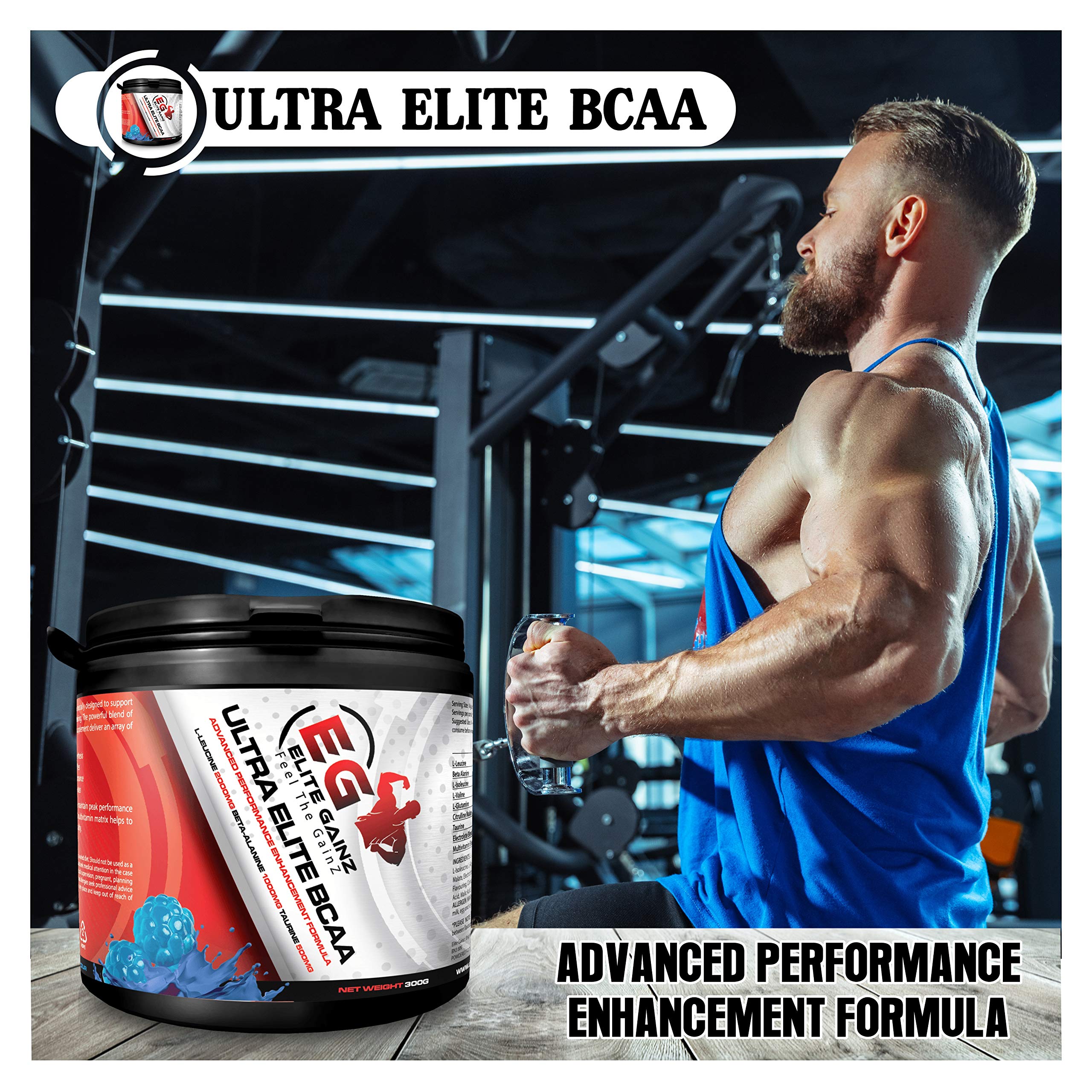 Ultra Elite BCAAs + Electrolytes, Support Muscle Recovery, Build Lean Muscle & Boost Endurance