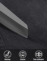 Vista 5 de CRYSULLY Pantalones cargo tácticos para hombre, pantalones de trabajo Ripstop con 9 bolsillos (sin cinturón)