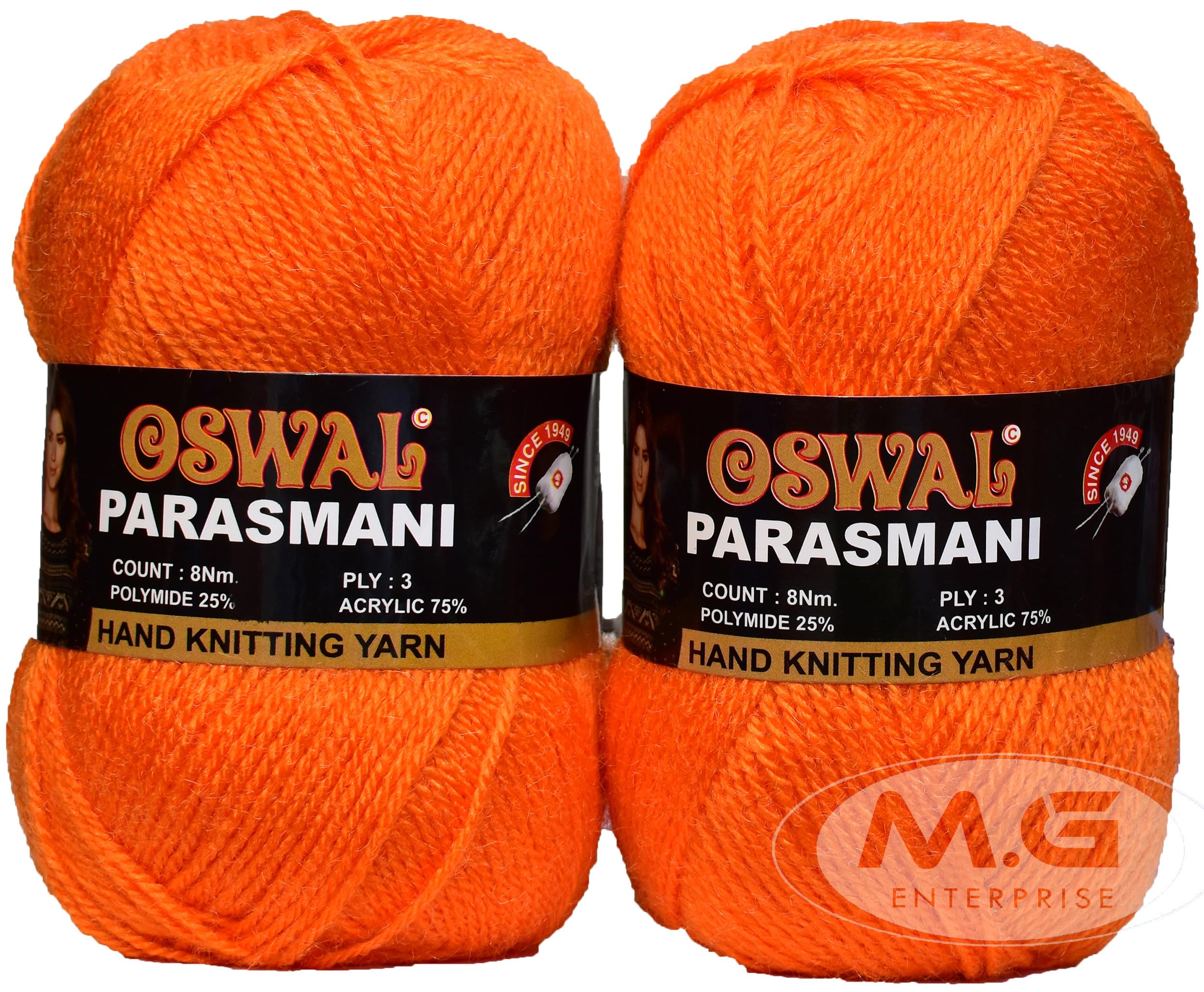 M.G ENTERPRISE 3 Ply Knitting Yarn Wool, Orange 200 GMS Best Used with Knitting Needles, Crochet Needles Wool Yarn for Knitting.-IO Art-EII (B0DDPR92QG) Amazon Price History, Amazon Price Tracker