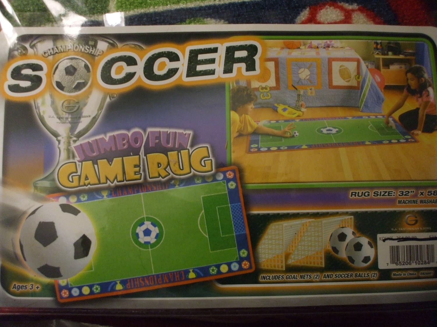 Soccer jumbo fun Game rug