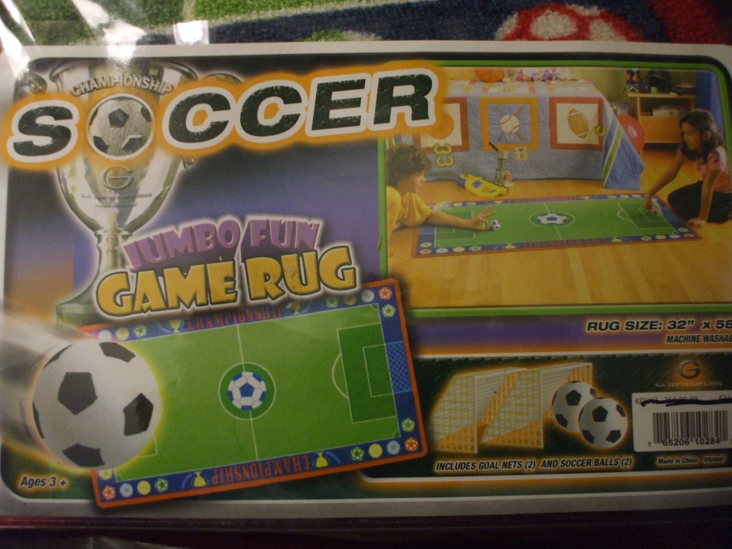 Soccer jumbo fun Game rug
