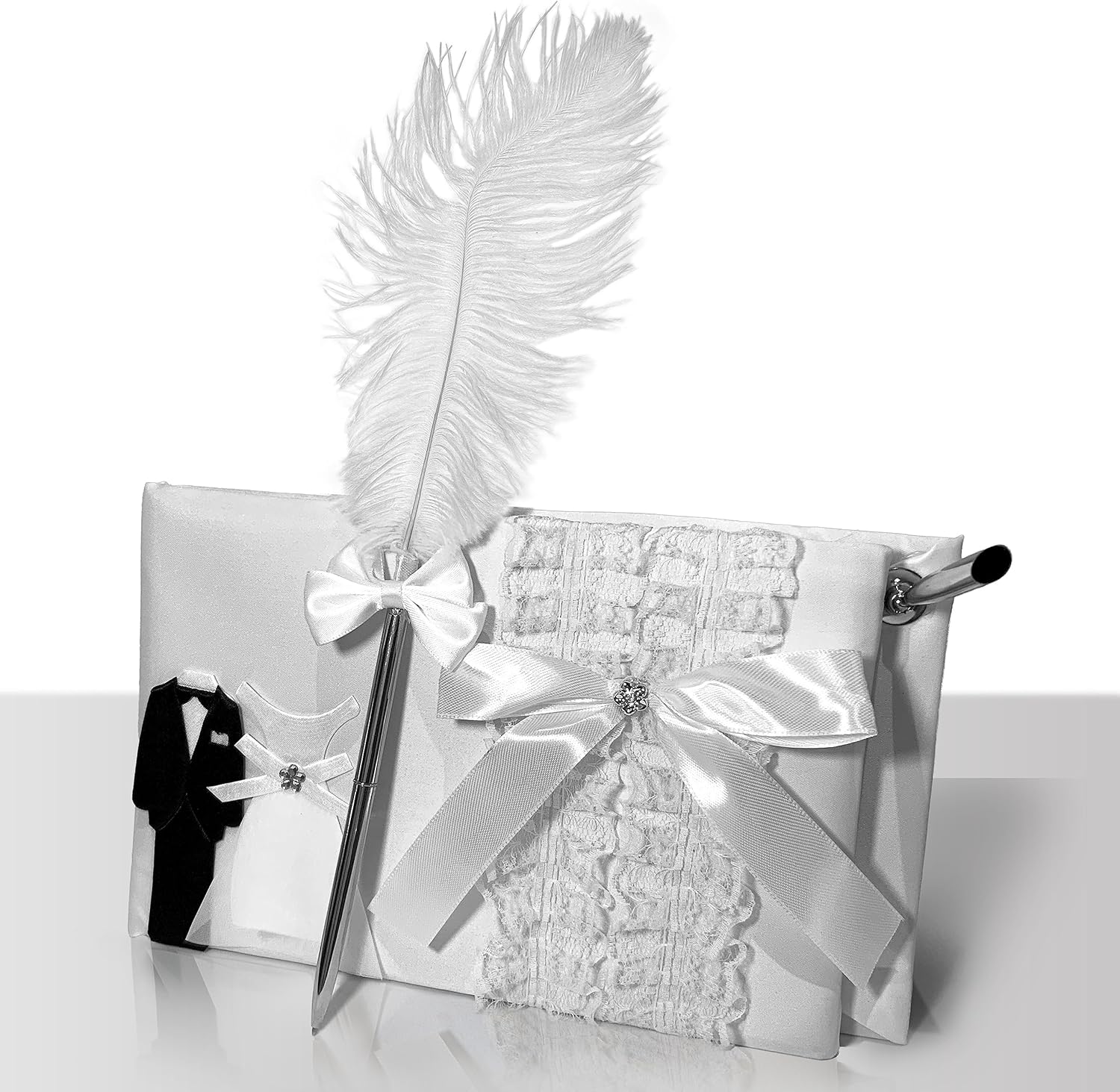 Wedding Guest Book with Pen Handcrafted Wedding Guest