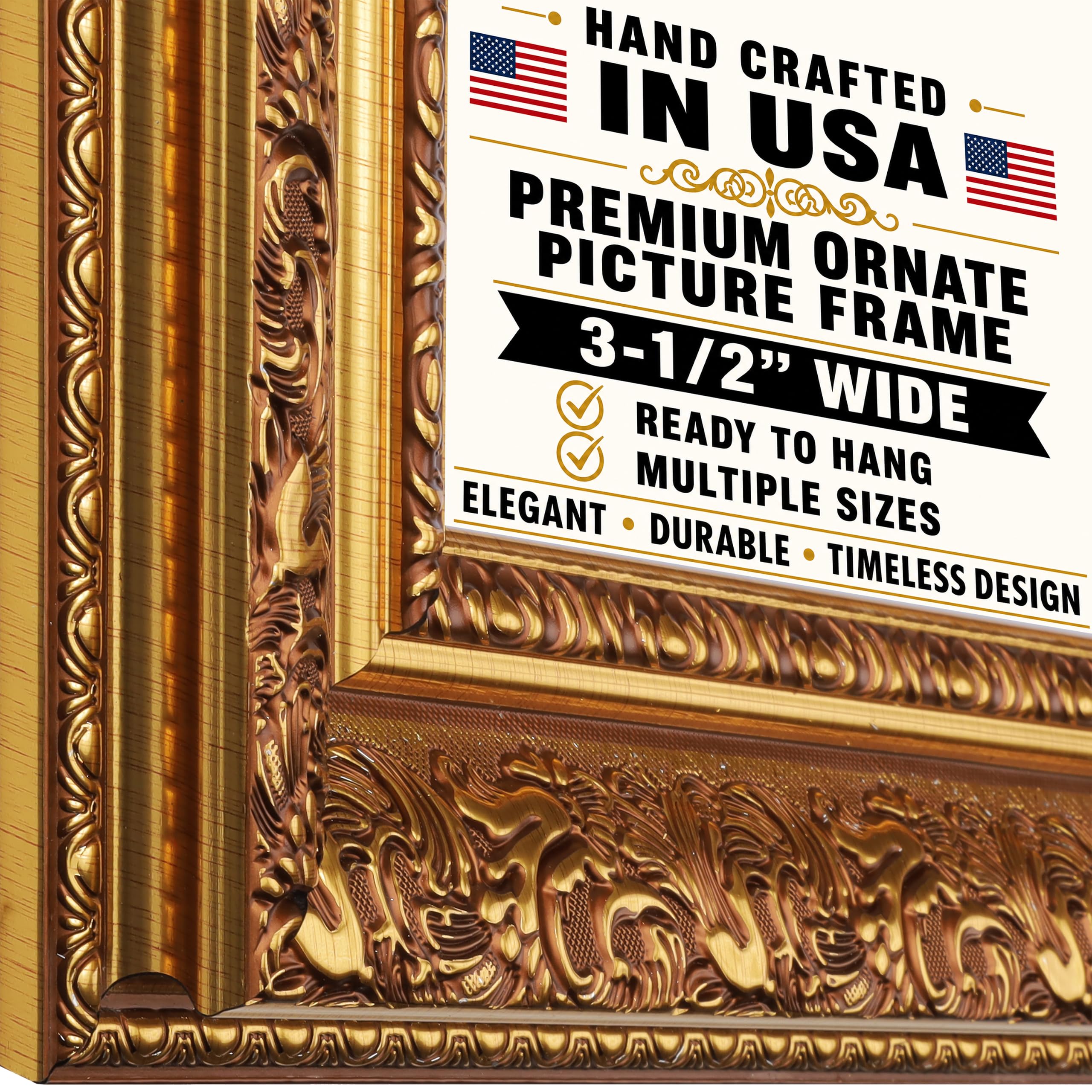Wholesale Arts and Frames Ornate Gold 24x36 Frame